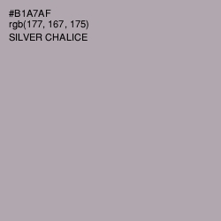 #B1A7AF - Silver Chalice Color Image